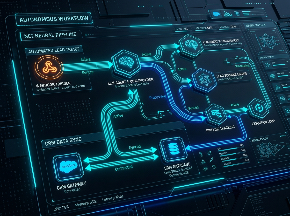 Autonomous AI Inbound Lead Triage Pipeline